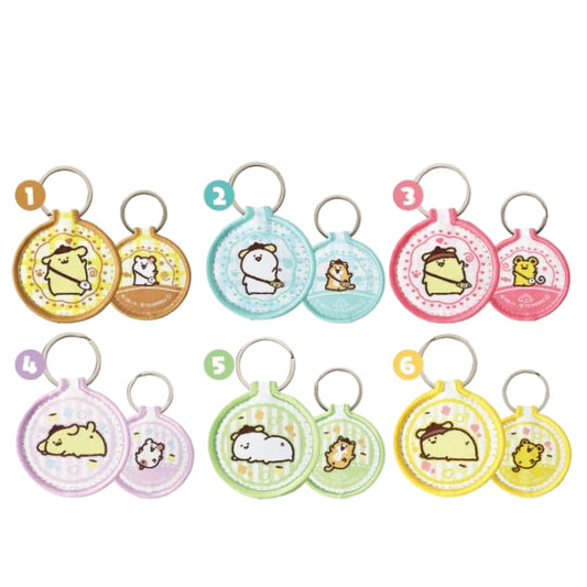 Obungu To Issho | Mr Obungu x Pompompurin Patch Keychain Collection Blind Box (6 Types)
