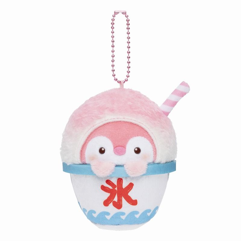 Koupen-Chan | 'Turned into shaved ice' Palm-Sized Mascot Holder (Pink)