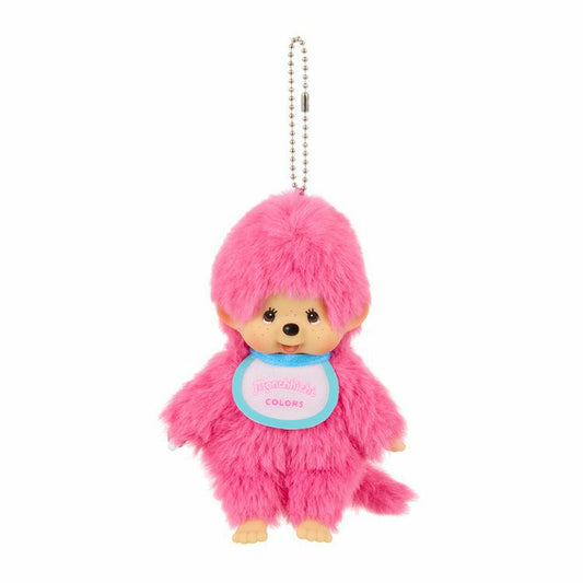 Monchhichi Sekiguchi | Monchhichi COLORS Keychain - Berry Pink