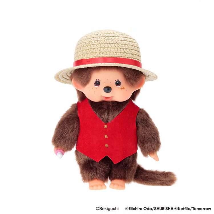 Monchhichi | Monchhichi x NETFLIX ONE PIECE Season 2 Monchhichi S - Luffy