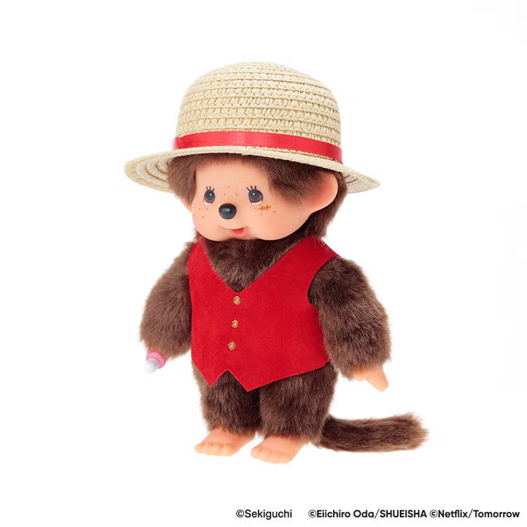 Monchhichi | Monchhichi x NETFLIX ONE PIECE Season 2 Monchhichi S - Luffy
