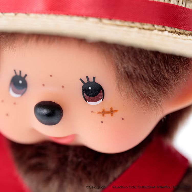 Monchhichi | Monchhichi x NETFLIX ONE PIECE Season 2 Monchhichi S - Luffy