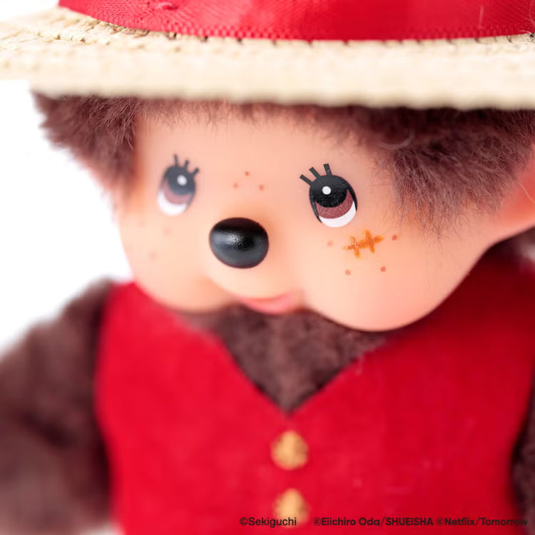 Monchhichi | Monchhichi x NETFLIX ONE PIECE Season 2 Mascot Keychain SS - Luffy