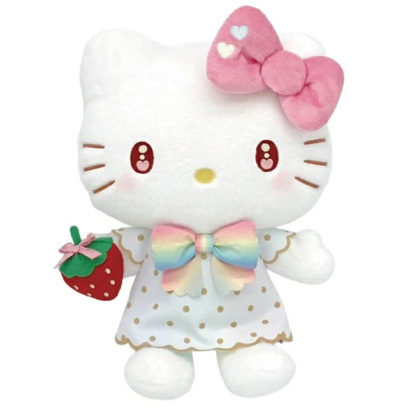 Sanrio | Sanrio Characters 50th Anniversary Strawberry News Plush Toy M - Ichigo Shimbun Hello Kitty