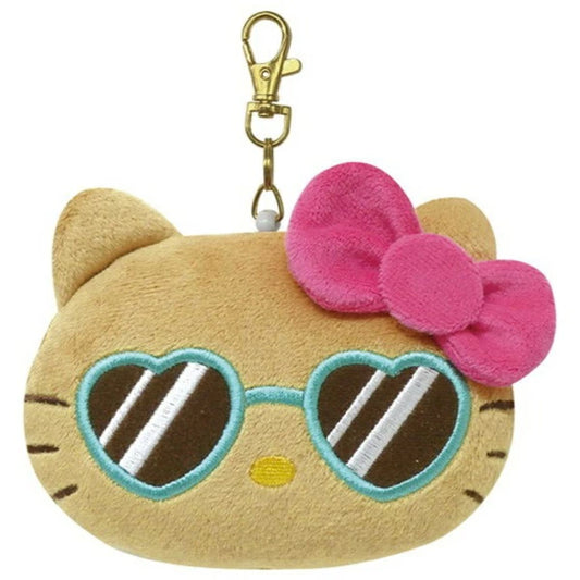 Sanrio | Sanrio Hello Kitty Sunburn Tanning Series Face Pass Case with Reel - Sunglasses