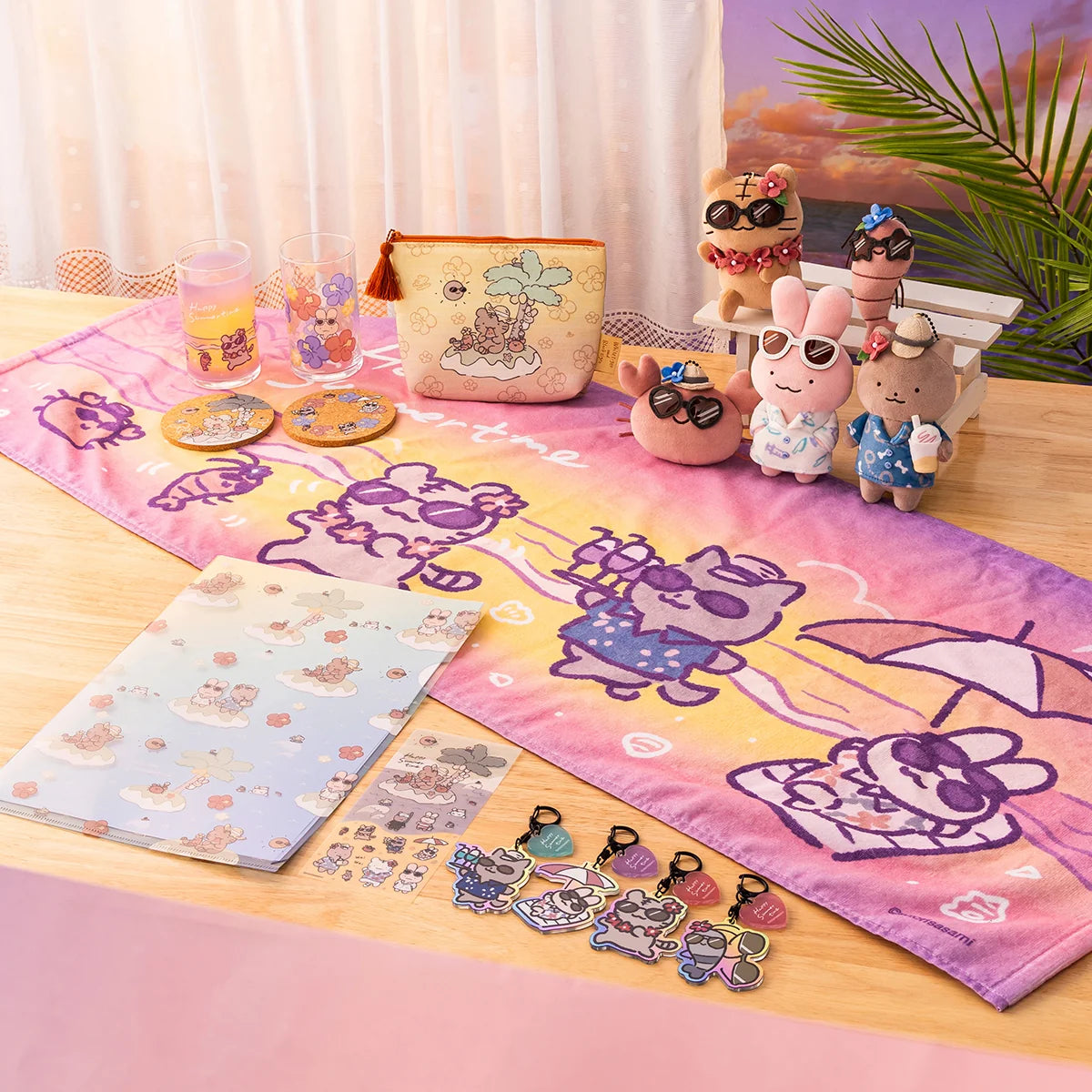White Tiger and Black Tiger Vacation Plush Mascot - Policeman Dog