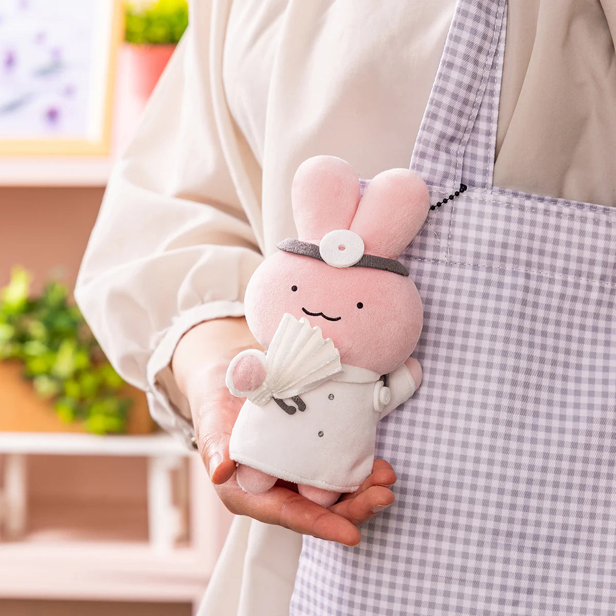 White Tiger and Black Tiger Fan-Slapping Mascot - Doctor Rabbit