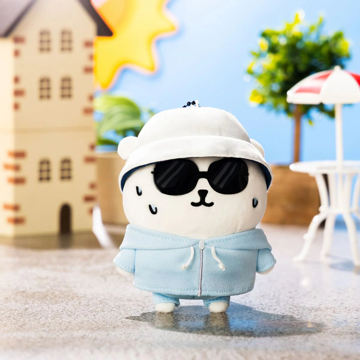 Nagano | Nagano Characters "Don't Want to Get Sunburnt" Nagano Bear Mascot