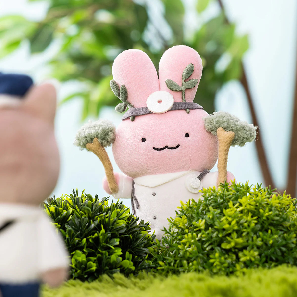 White Tiger and Black Tiger Mascot - Camouflaging Doctor Rabbit