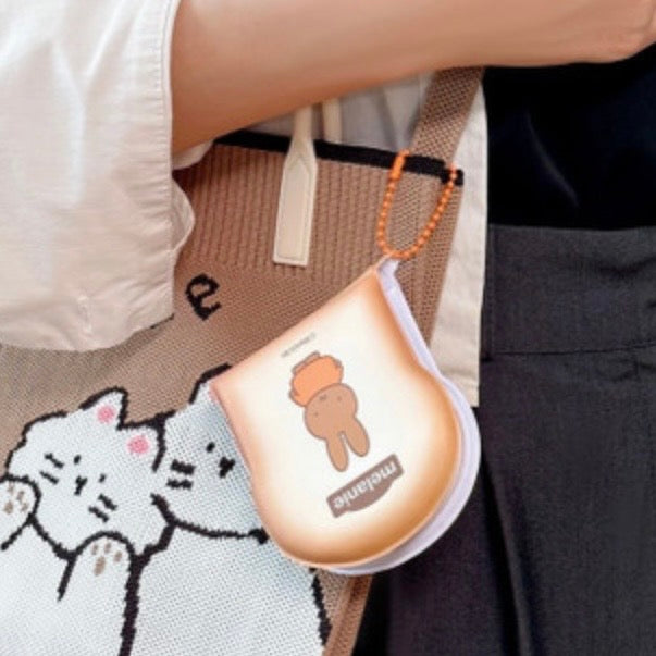 Miffy Korea | Miffy Puffy Bread Pocket Notebook With Keychain