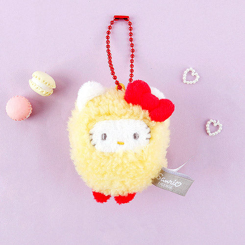Sanrio Korea | Sanrio Yummy-yummy Plush Keychain - Hello Kitty Tempura Shrimp