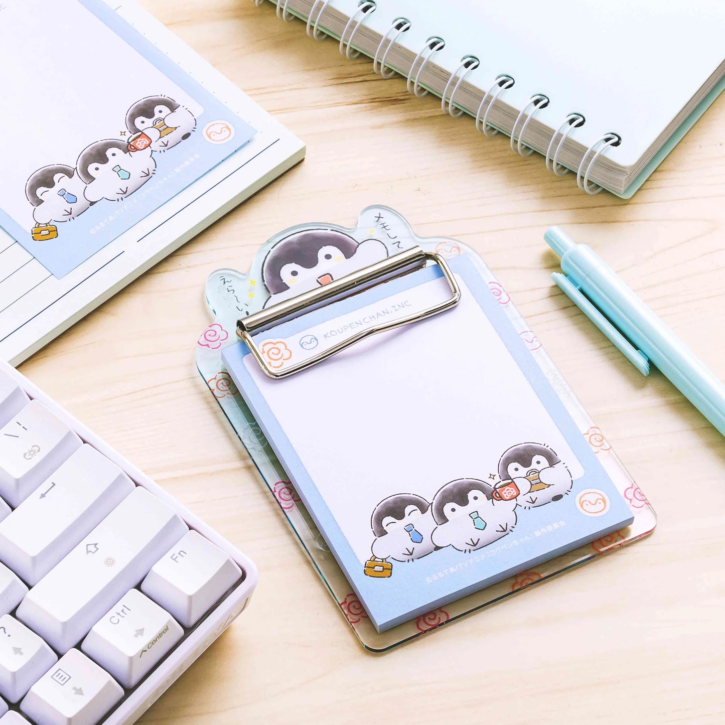Koupen-Chan | Koupen-chan TV Anime “Hanamaru Life” Notepad With Acrylic Binder