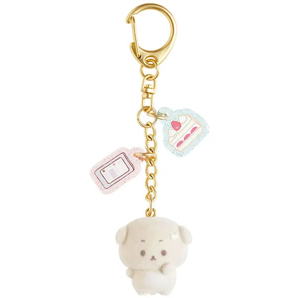 San-X | Ishiyowa-chan Can You Defeat Temptation? Flocky Mascot Keychain - Ishiyowa-chan