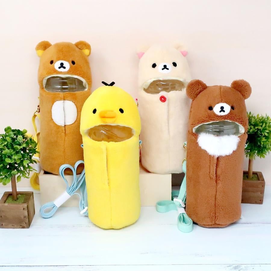 San-X | Rilakkuma Mofumofu Fluffy Bottle Holder - Rilakkuma