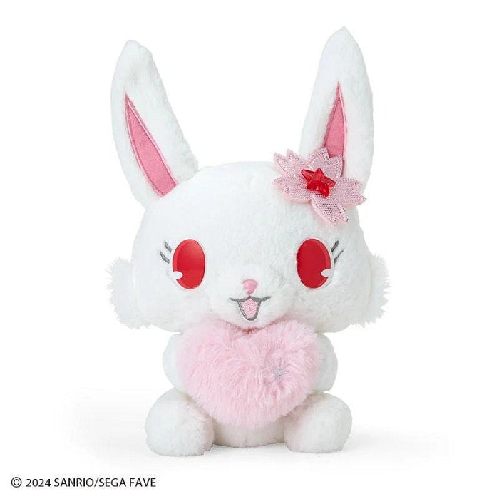 Sanrio | Fluffy Heart Design | Honey Cute Plush Toy Sugar Bunny Shirosa