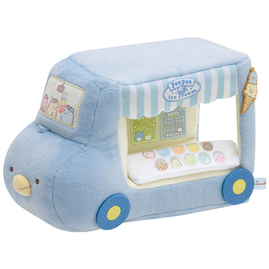 San-X | Sumikko Gurashi Collection | Sumikko Penguin Ice Cream Truck With Ice Cream Mascot