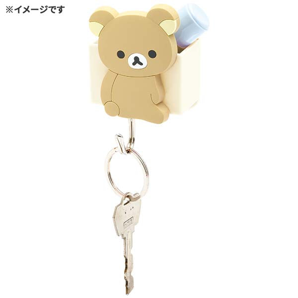 San-X | Rilakkuma Magnetic Hook With Case - Korilakkuma