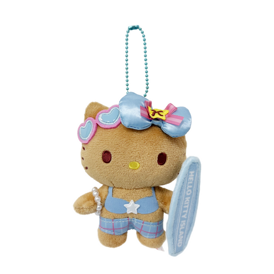 Sanrio Korea | Sanrio Hello Kitty Jeju Island Limited Surfing Plush Keychain