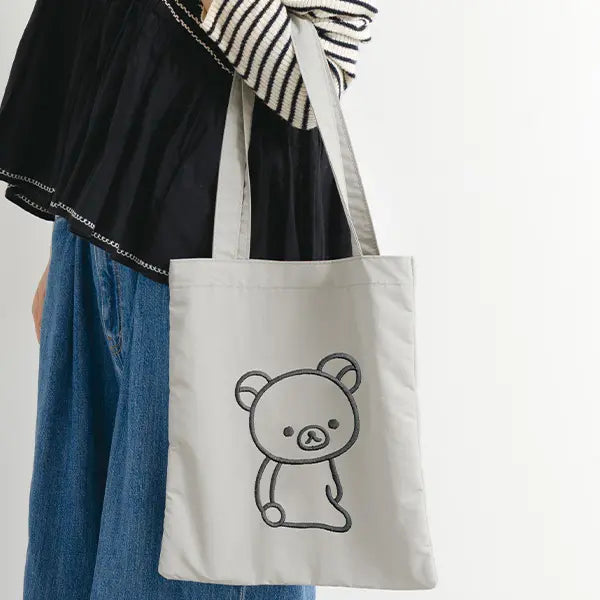 San-X | Rilakkuma Tote Bag - Gray