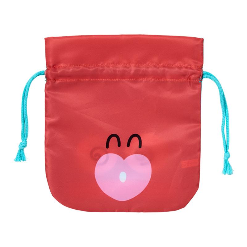 Sanrio | Hangyodon & Bad Badtz-Maru Funny Face Drawstring Pouch Set (2 Pieces) - Hangyodon