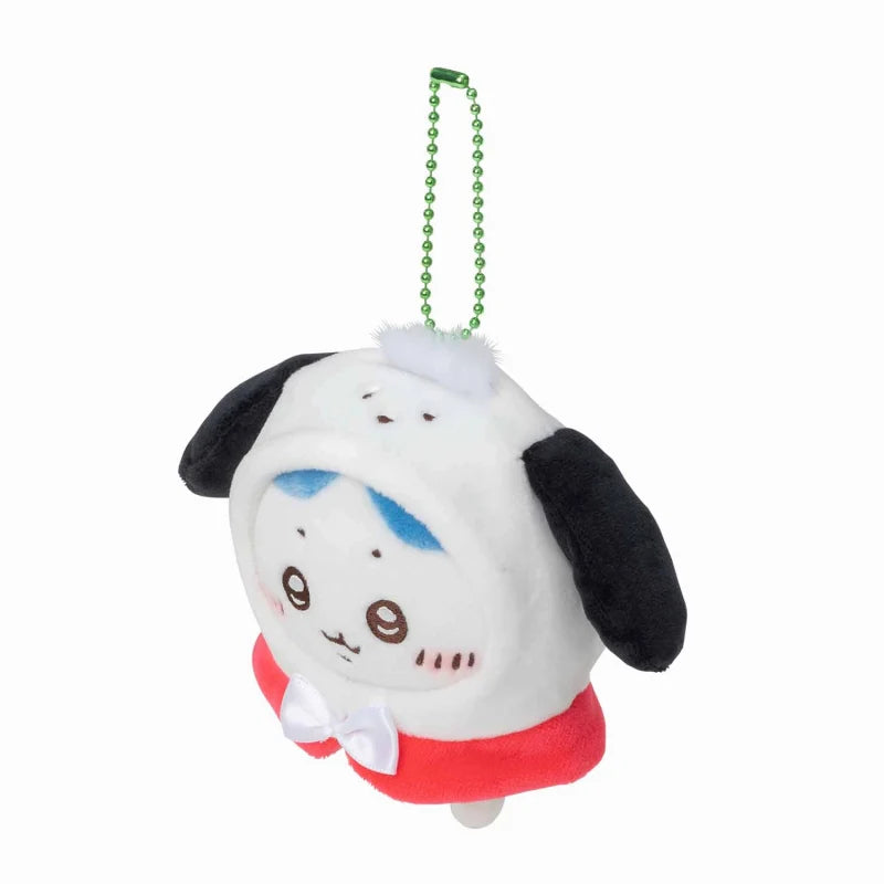 Chiikawa x Sanrio Characters Mascot Holder 2 (Hachiware & Pochacco)
