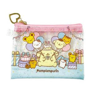 Sanrio | Sanrio Pompompurin 30th Anniversary Mini Clear Pouch - Pink