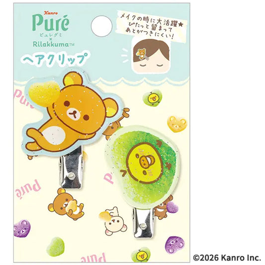 San-X | Puré x Rilakkuma Hair Clip - A