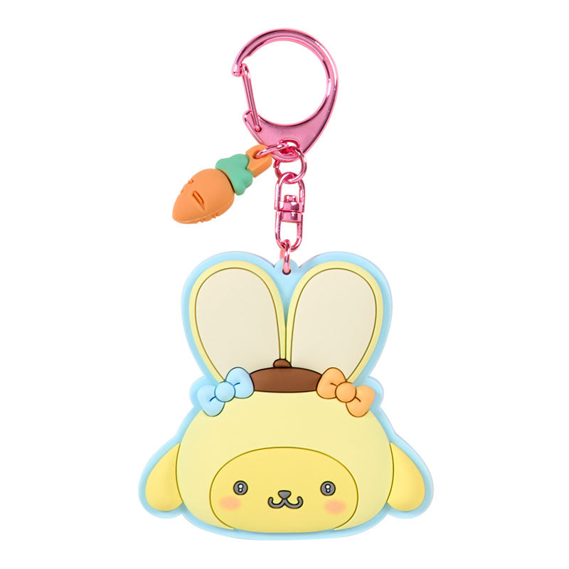 Sanrio | Sanrio Characters Fluffy Rabbit Secret Mirror Rubber Keychain Blind Box (8 Types)