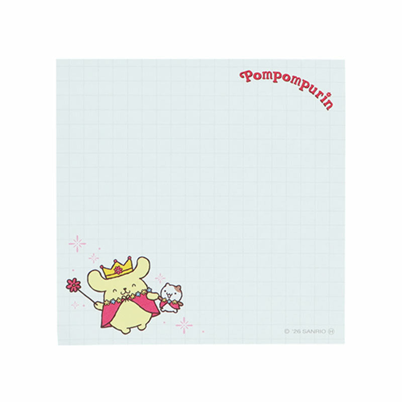 Sanrio | Sanrio Characters Square Memo - Pompompurin (Pink)