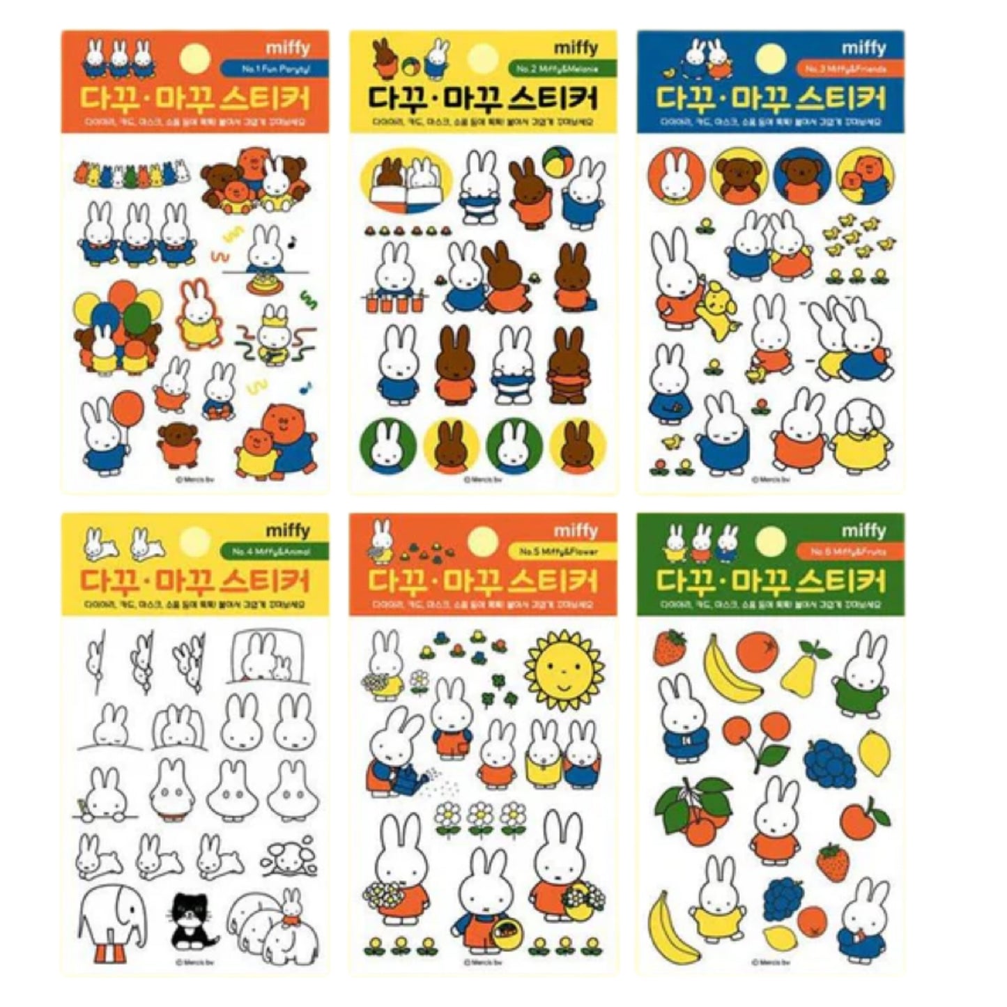 Miffy Korea | Miffy Deco Sticker Sheet