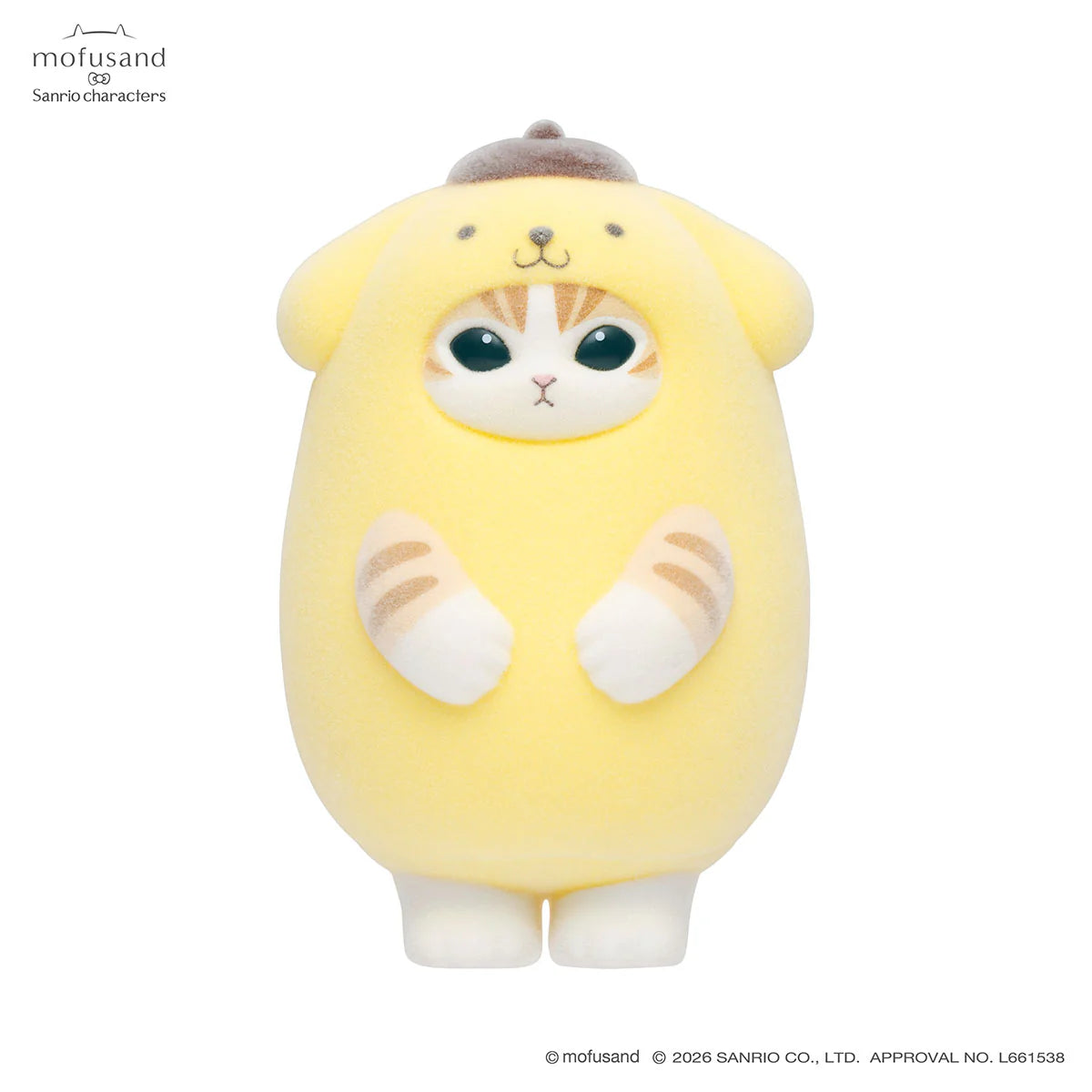 Mofusand | Sanrio Characters x Mofumofu Flocked Figure Trading Collection Vol.3 Blind Box (8 Types)