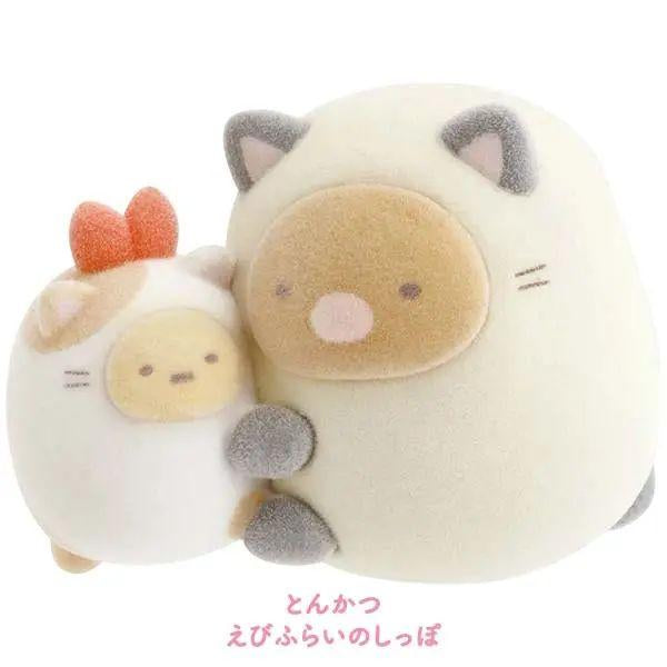 San-X | Sumikko Gurashi Petit Sumikko Neiogurashi Mascot - Tonkatsu & Ebifrai’s Tail