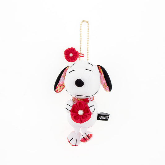 PEANUTS | SNOOPY CHA-YA Snoopy Teahouse Chirimen Mascot Holder