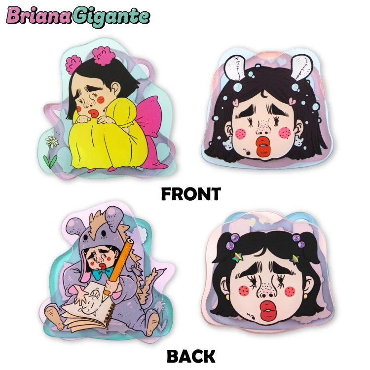 Thank You Mart exclusive x Briana Gigante Collaboration Acrylic Clips (2-pack)