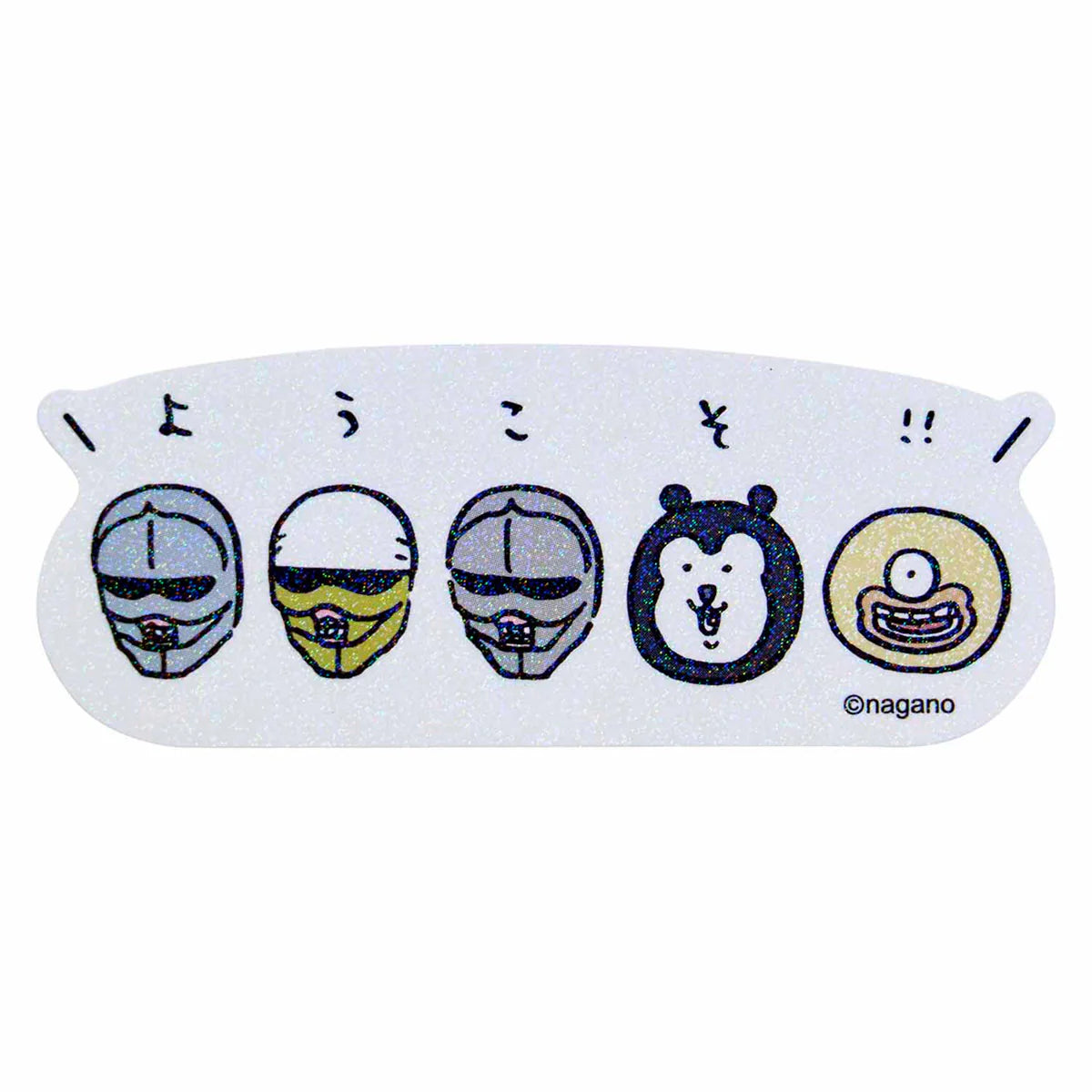 Nagano | Nagano Friends Hologram Smartphone Sticker Blind Box (12 Types)