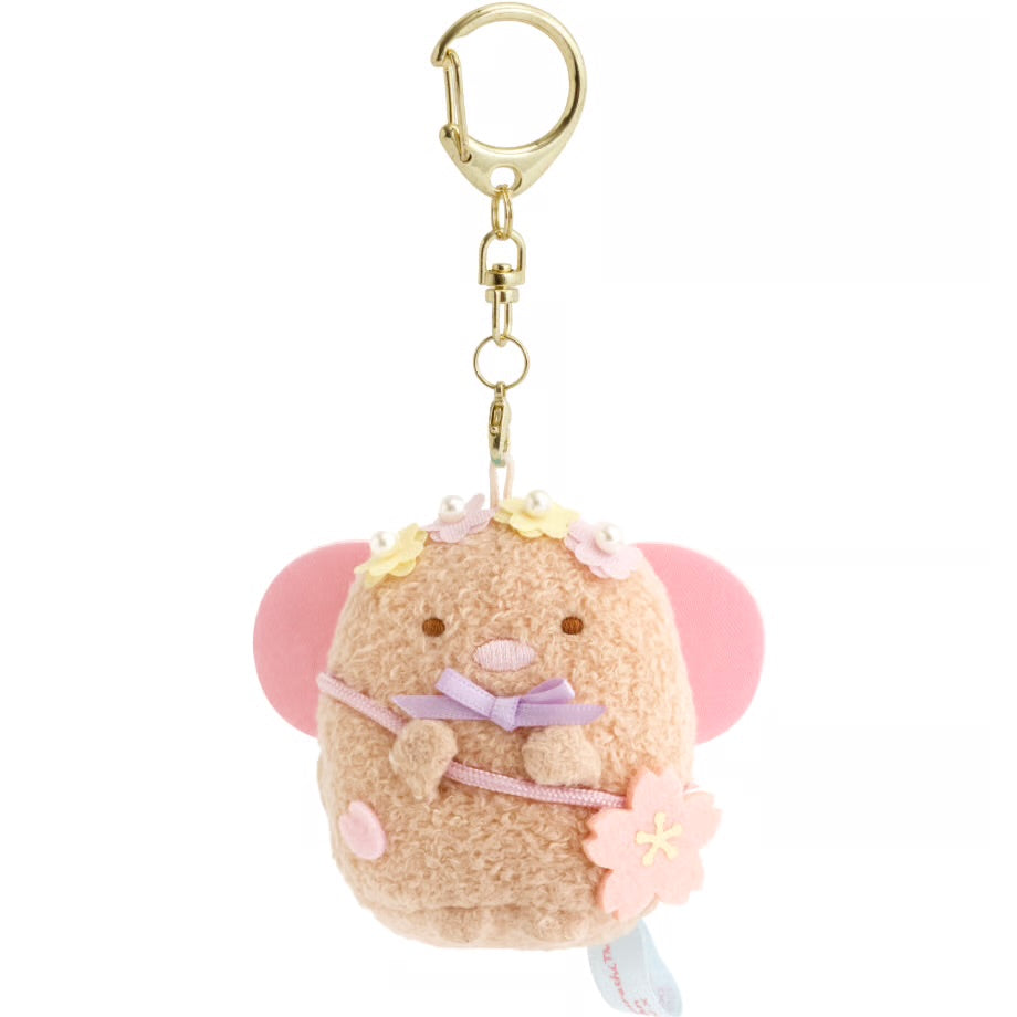 San-X | Sumikko Gurashi Shido Cherry Blossom Fairy Hanging Plush Toy - Tonkatsu