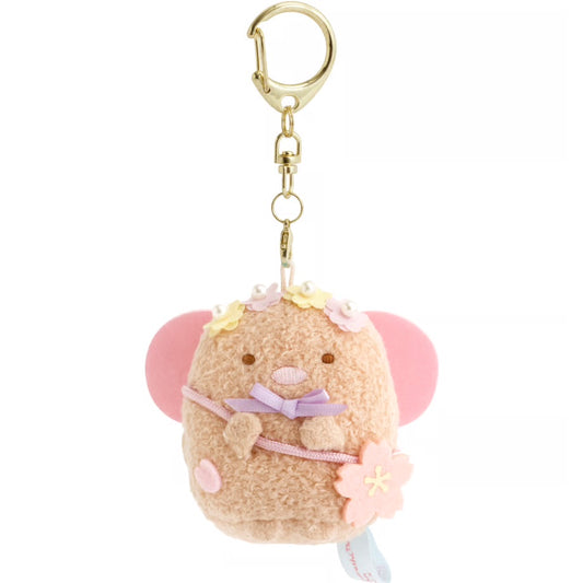 San-X | Sumikko Gurashi Shido Cherry Blossom Fairy Hanging Plush Toy - Tonkatsu