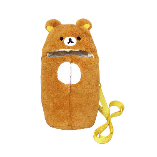 San-X | Rilakkuma Mofumofu Fluffy Bottle Holder - Rilakkuma