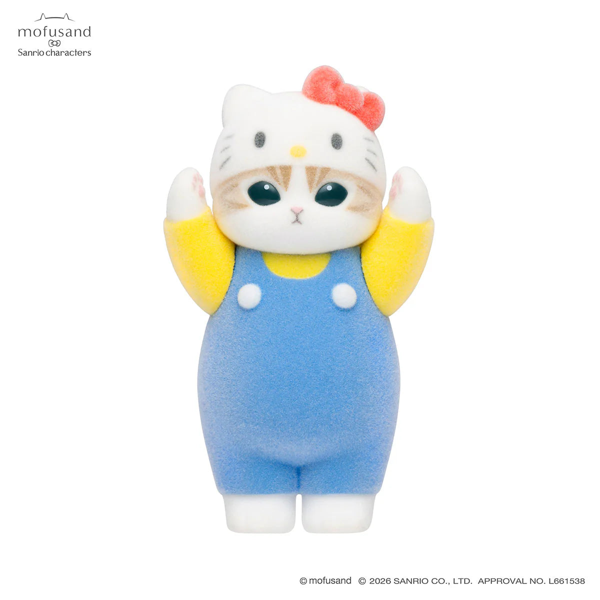 Mofusand | Sanrio Characters x Mofumofu Flocked Figure Trading Collection Vol.1 Blind Box (8 Types)