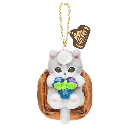 Mofusand | Mofusand Bakery Danish Meow Mascot Keychain - Blueberry