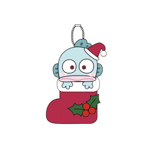 Sanrio Avail | Christmas Collection 2024 | Hangyodon Gift Box Mascot Holder