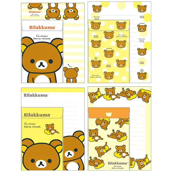 San-X | Rilakkuma Letter Set - Rilakkuma