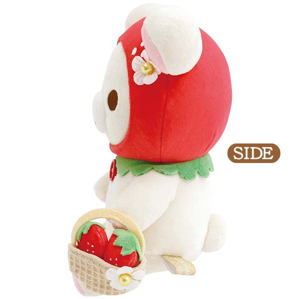 San-X | Rilakkuma Tochigi's Strawberry Ambassador Plush Toy S - Korilakkuma B