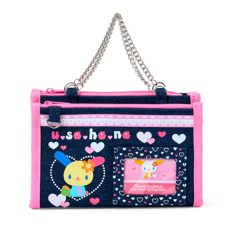 Sanrio | Sanrio Characters Munekyun Heisei Girls' Items Denim Pouch - Ushana