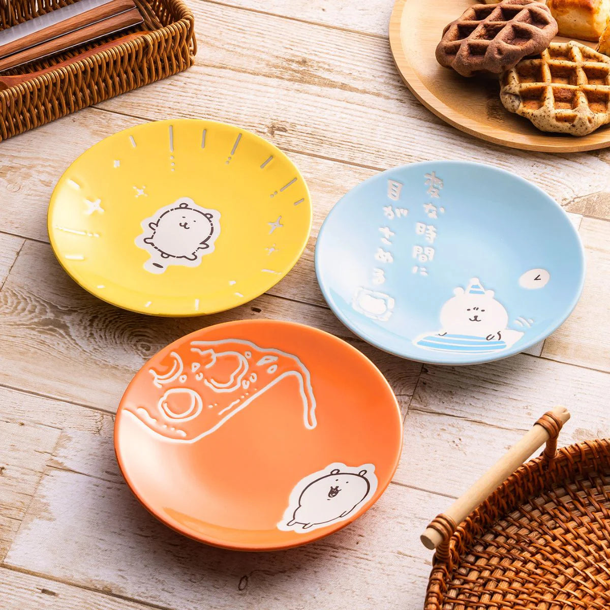 Nagano | Nagano Characters Water-Repellent Plate (Glowing Bear)