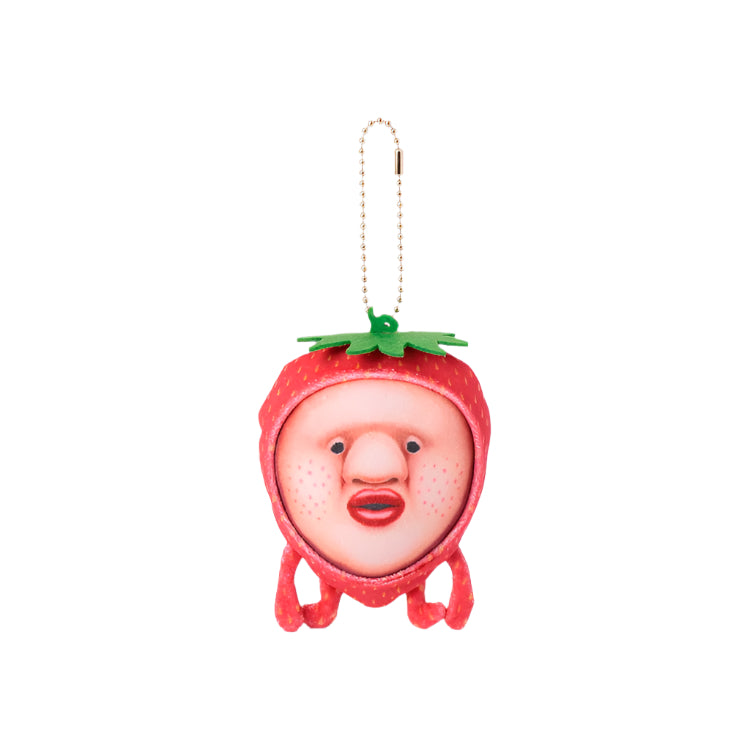 Kobitos | Kobito Zukan Squishy Mascot Strawberry Kurenai
