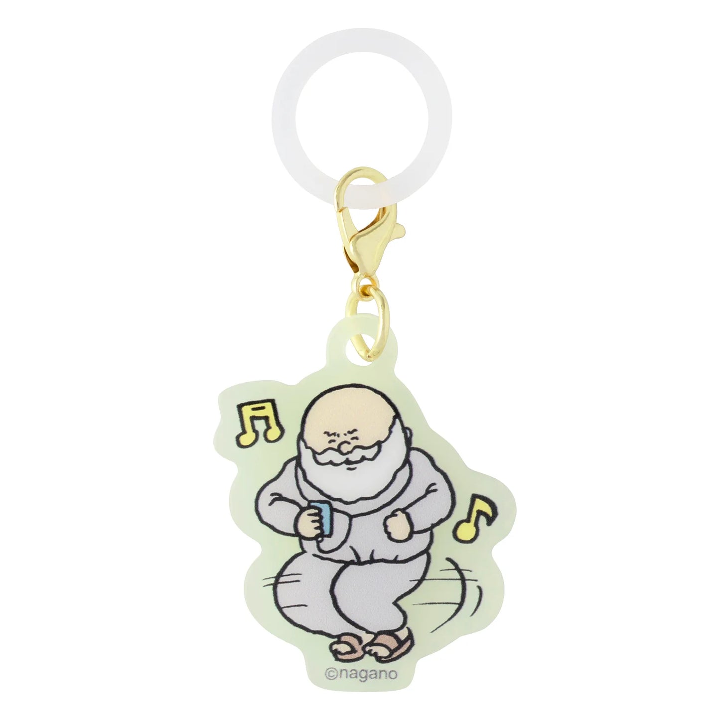 Nagano | Nagano Characters Grandpa And Seal Glow-in-the-Dark Acrylic Charm Marker Blind Bag (11 Types)