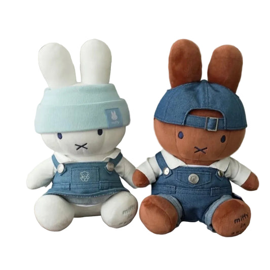 Miffy Korea | Miffy in Seoul Denim Edition Plush Doll