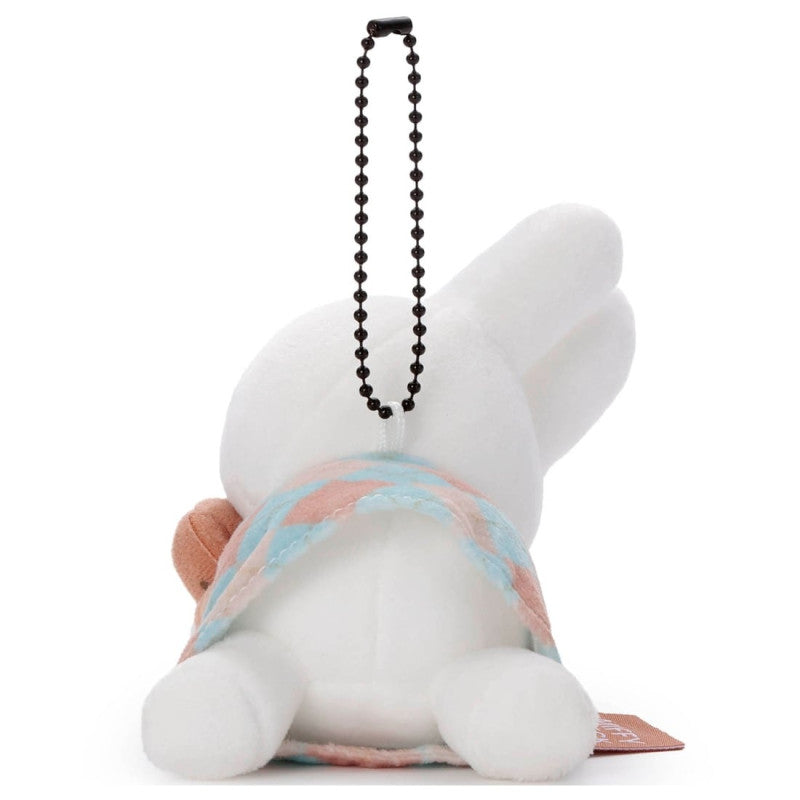 Miffy | Miffy Check Series Suyasuya Friend Bruna Mascot - Blue