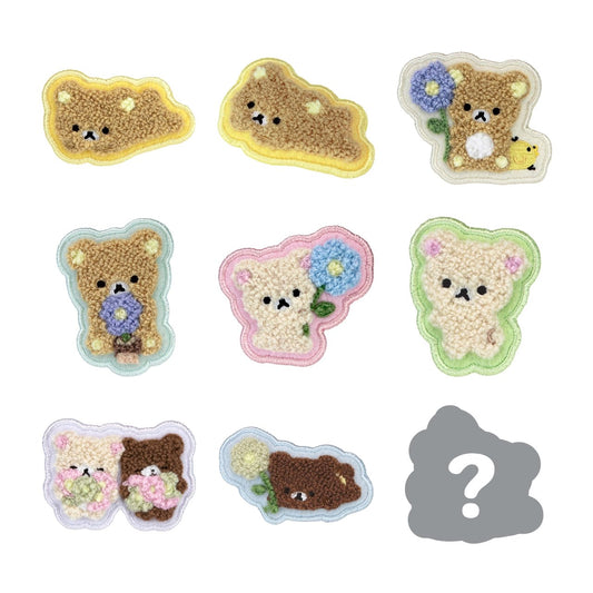 San-X | Rilakkuma Embroidery Badge Blind Box (9 Types)